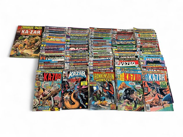 106x Marvel Ka-Zar, Tarzan, Indiana Jones & More Comic Books