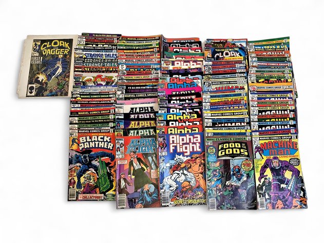 Marvel Comic Books - Alpha Flight, Machine Man, Black Panther, Cloak and Dagger & More Comic Books