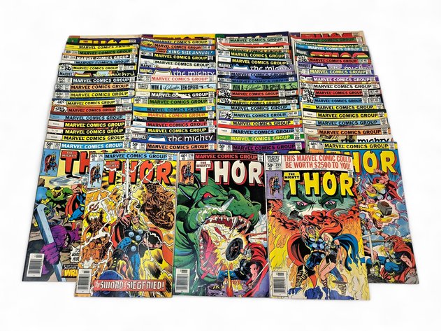 70x Marvel The Mighty Thor, Marvel Tales & More Comic Books