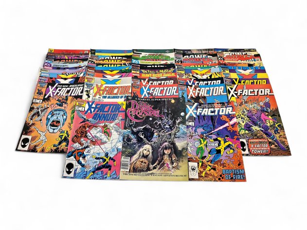 50x Marvel & DC X-Factor, Power Pack, The Transformers, Captain Carrot, The Dark Crystal & More Comic Books