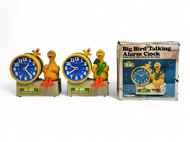 Bradley Time Big Bird Talking Alarm Clocks