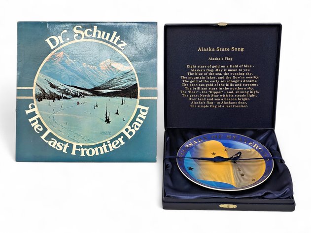 Dr. Schultz Vinyl w/ Jon Van Zyle Artwork & 50 Year Anniversary of Statehood Plate