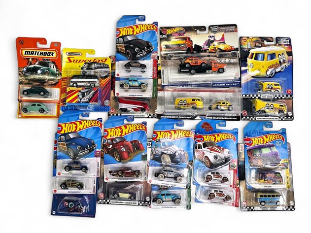21x Hot Wheels & Matchbox Volkswagen Car Packs