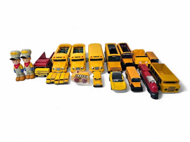 School Buses by Chevron Cars, Nylint & Buddy L, Lionel Conductor Figures & More
