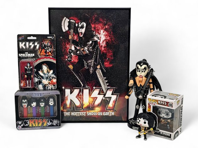 KISS Poster, Funko Pop! Figurines, PEZ Dispenser Set & More
