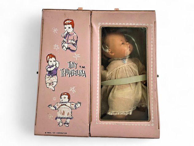Tiny Thumbelina Doll w/ Apparel & Wardrobe