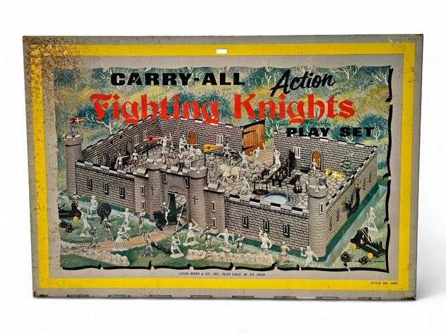 Louis Marx & Co. Carry-All Fighting Knights Playset