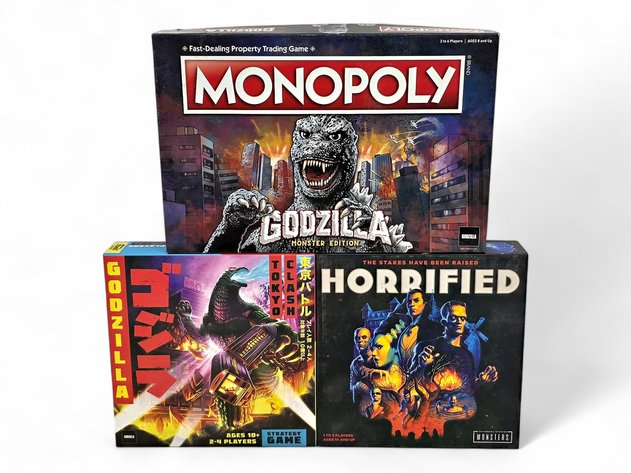Godzilla: Tokyo Clash, Horrified: Universal Monsters & Godzilla-Edition Monopoly
