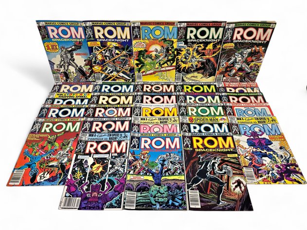 28x Marvel ROM Spaceknight Comic Books