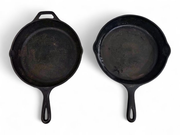 Lodge & Wagner Ware Cast Iron Skillets