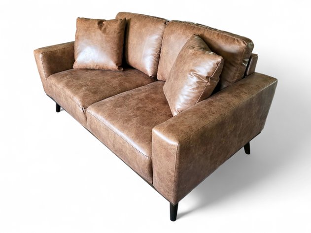 Loveseat Sofa w/ Pillows