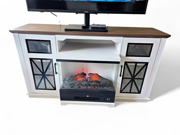 Television Stand w/ Electric Fireplace