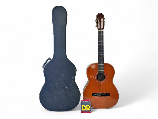 Aria Acoustic Guitar w/ Strings & Case