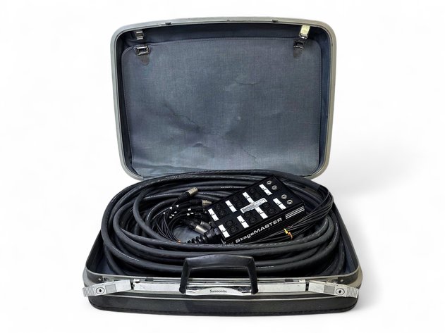 ProCo StageMASTER Stage Box, Snake Cable & Samsonite Suitcase