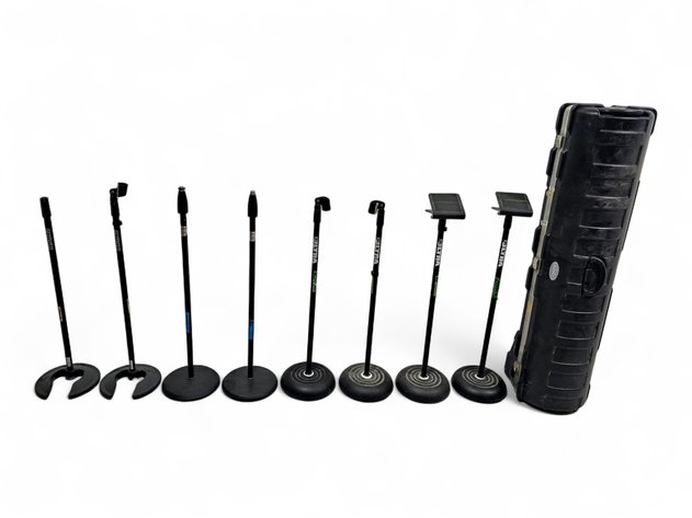 SKB Travel Case & Kaman, Strukture & Peak Microphone Stands