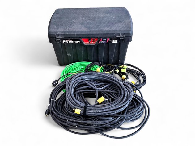 Contico Pro Tuff Bin & Extension Cords
