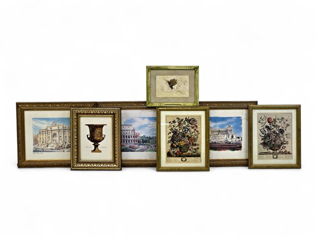 Decorative Art Prints - Rome Landmarks, Robert Furber Calendar Art & More