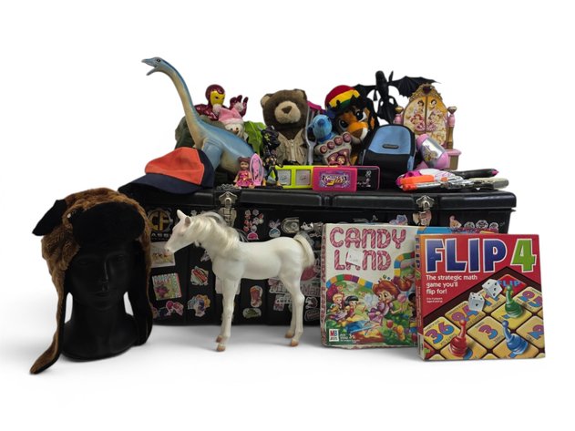 Candy Land, Flip 4, Plush Toys, Nerf Rebelle & More Toys