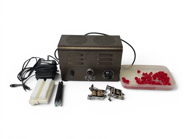 Spaulding & Rogers Power Supply Box, Machines, Ink Cups & More Tattoo Equipment