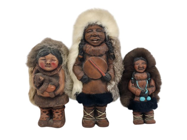 Alaskan Dolls w/ Genuine Fur