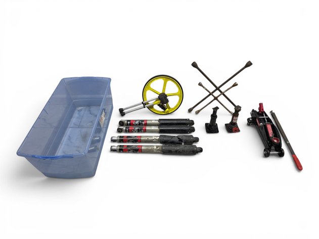Jeep Rubicon Shock Absorbers, Bottle Jacks, Tire Irons & More