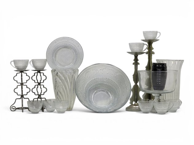 Punchbowl & Cups, Candle Holders, Vases & More Decor