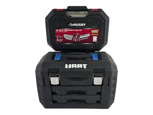 Hart & Husky Tool Boxes w/ Tool Sets