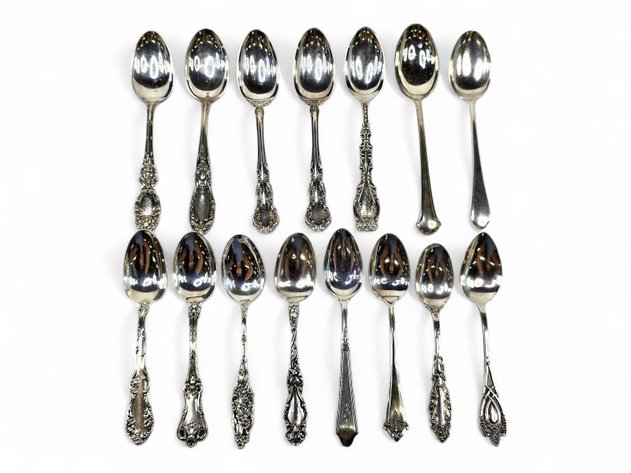 Sterling Silver Spoons - 328 grams