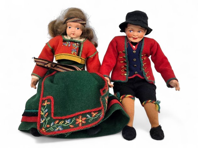 Norwegian Folk Outfit Dolls
