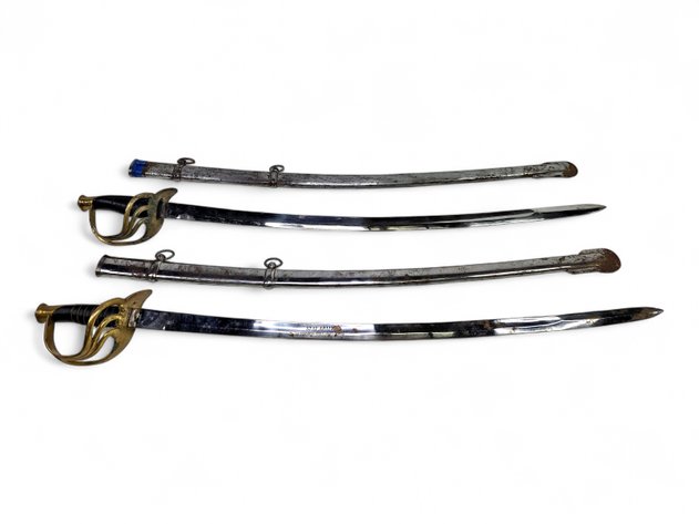 JBER & Other Ceremonial Cavalry Sabers w/ Scabbards