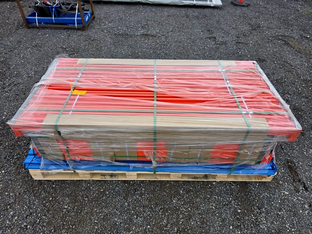 40' Heavy-Duty Steel Storage Shelving System - 6 Sections, 18 Shelves - SKLP SK-HJ6