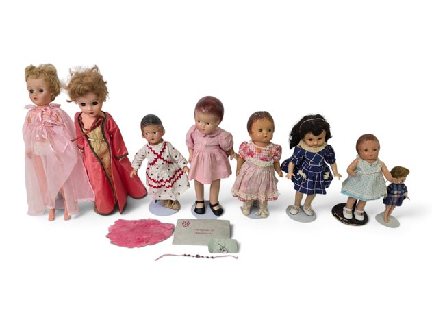 Effanbee Patricia & Betsy McCall Dolls w/ Stands & More