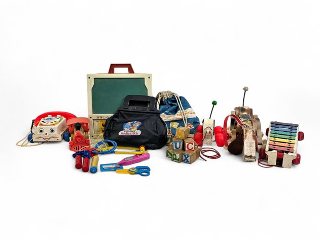 Fisher-Price Toys - School Days Desk, Little Snoopy, Toot Toot Train & More