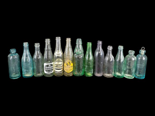 Antique & Vintage Glass Bottles - Mission Beverages, Old Colony, Dr. Swett's & More
