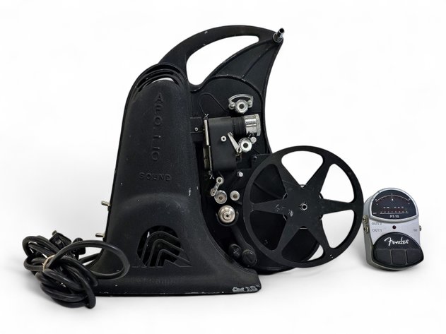 Apollo Sound 16mm Film Projector & Fender Chromatic Tuner Pedal