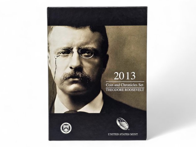 2013 U.S. Mint Theodore Roosevelt Coin and Chronicles Set