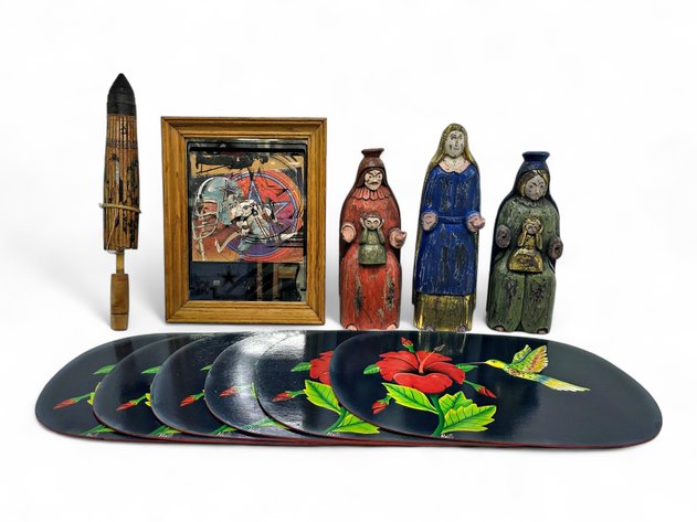 Haitian Hummingbird Table Mats, Asian Parasol, Dallas Cowboys Mirror & More