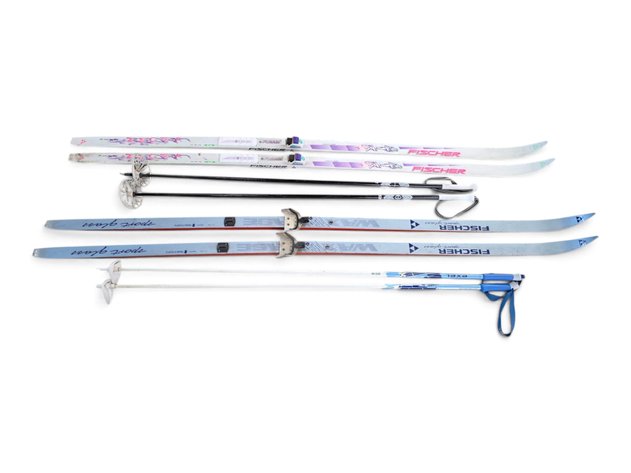 Fischer Cross-Country Skis & Exel Walking Poles