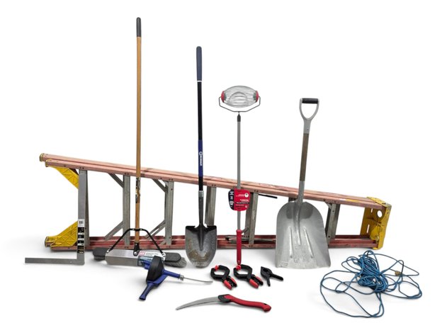 Werner Step Ladder, Corona Ground Clearing Tool, Kobalt Shovel & More
