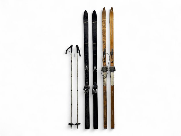 Head Alpine Skis, Edsbyns Touring Skis & Moon Ski Poles