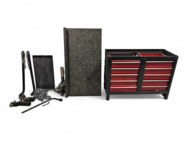 Laminate-Top Tool Cabinet, Valley Industries Tow Hitch, Trailer Ball Mounts & More