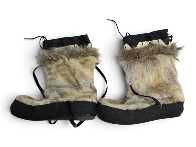 Traditional Fur & Leather Mukluks
