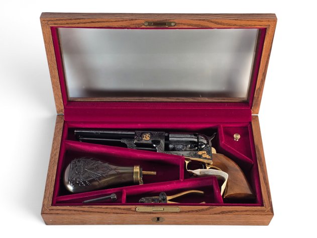 North and South “The Blue Dragoon” Deluxe Limited Edition Colt Third Model Dragoon .44-Caliber Percussion Revolver Cased Collector Set
