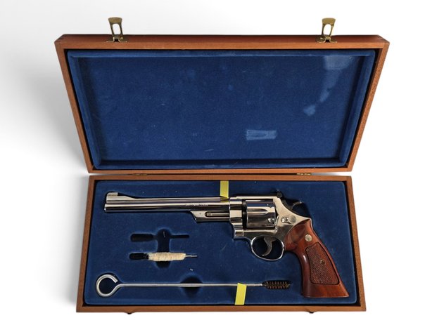 Smith & Wesson Model 27-2 .357 Magnum 8 3/8-Inch Nickel Double-Action Revolver