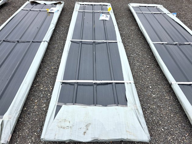 12’ x 3' Galvalume Steel Siding/Roofing Sheets (Quantity of 50) - SKLP - SK-H50