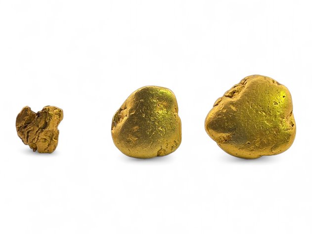 Gold Nugget Earrings