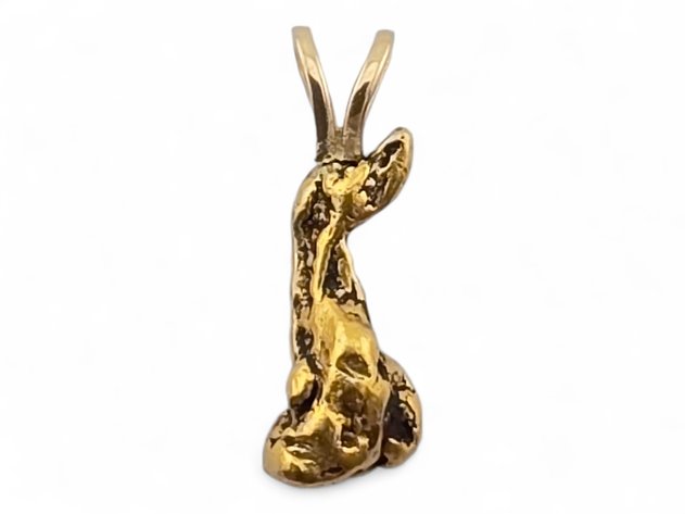 Natural Gold Nugget Pendant w/ 14k Bail