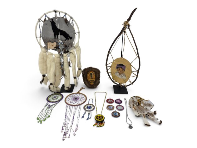 Alaska Native Beaded Ornaments & Dreamcatchers, Indian Mandella & More