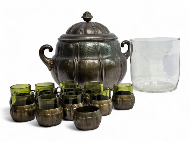 Böhme & Hennen Jugendstil Punch Set, C. 1900