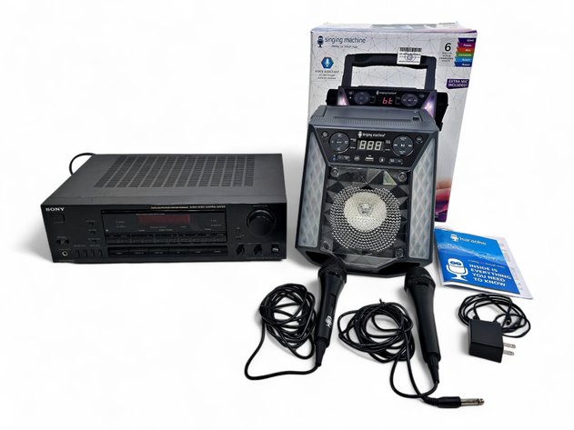 Sony FM Stereo/FM-AM Receiver & Karaoke Machine